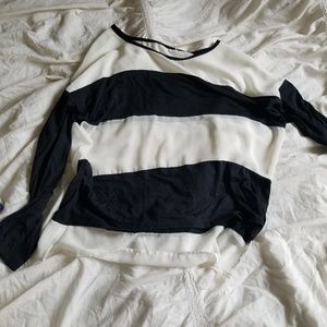 Black and white top